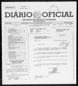 Diário Oficial do Estado de Santa Catarina. Ano 68. N° 16696 de 06/07/2001