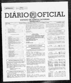 Diário Oficial do Estado de Santa Catarina. Ano 69. N° 17042 de 27/11/2002