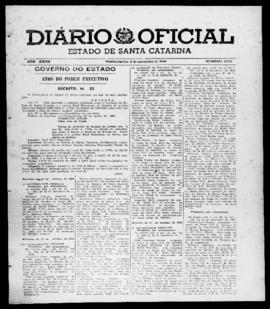 Diário Oficial do Estado de Santa Catarina. Ano 27. N° 6675 de 04/11/1960