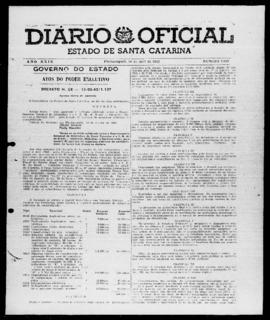 Diário Oficial do Estado de Santa Catarina. Ano 29. N° 7027 de 10/04/1962