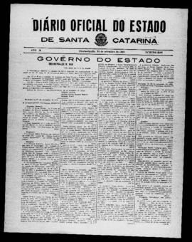 Diário Oficial do Estado de Santa Catarina. Ano 10. N° 2593 de 30/09/1943