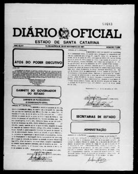 Diário Oficial do Estado de Santa Catarina. Ano 47. N° 11855 de 25/11/1981