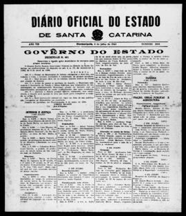 Diário Oficial do Estado de Santa Catarina. Ano 7. N° 1801 de 09/07/1940