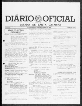 Diário Oficial do Estado de Santa Catarina. Ano 49. N° 12345 de 24/11/1983