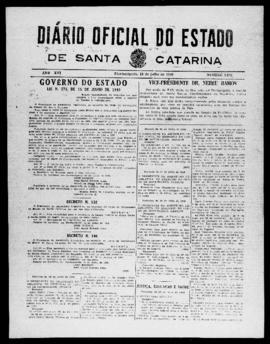 Diário Oficial do Estado de Santa Catarina. Ano 16. N° 3980 de 18/07/1949