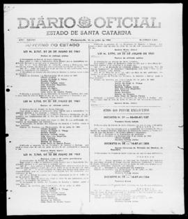 Diário Oficial do Estado de Santa Catarina. Ano 28. N° 6854 de 27/07/1961