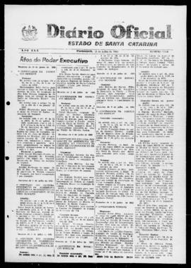 Diário Oficial do Estado de Santa Catarina. Ano 30. N° 7330 de 11/07/1963