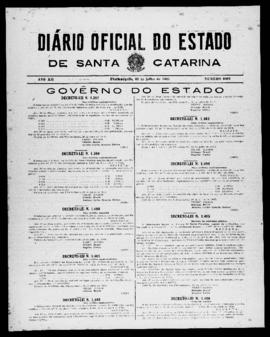 Diário Oficial do Estado de Santa Catarina. Ano 12. N° 3032 de 31/07/1945