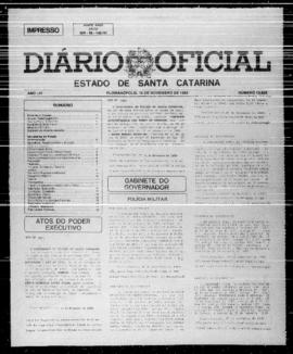 Diário Oficial do Estado de Santa Catarina. Ano 54. N° 13825 de 16/11/1989