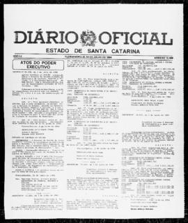 Diário Oficial do Estado de Santa Catarina. Ano 51. N° 12498 de 04/07/1984