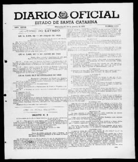 Diário Oficial do Estado de Santa Catarina. Ano 27. N° 6737 de 30/01/1961