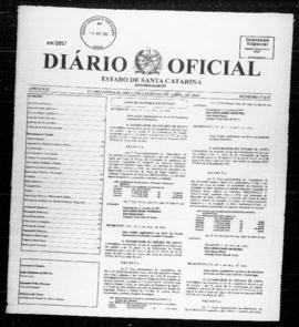 Diário Oficial do Estado de Santa Catarina. Ano 71. N° 17615 de 11/04/2005