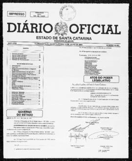 Diário Oficial do Estado de Santa Catarina. Ano 67. N° 16453 de 12/07/2000