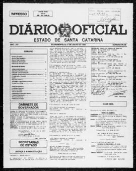 Diário Oficial do Estado de Santa Catarina. Ano 58. N° 14720 de 01/07/1993
