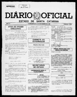 Diário Oficial do Estado de Santa Catarina. Ano 54. N° 13570 de 03/11/1988