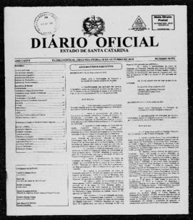 Diário Oficial do Estado de Santa Catarina. Ano 76. N° 18952 de 18/10/2010