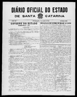 Diário Oficial do Estado de Santa Catarina. Ano 12. N° 2996 de 07/06/1945