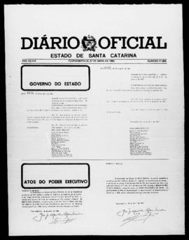 Diário Oficial do Estado de Santa Catarina. Ano 48. N° 11955 de 27/04/1982