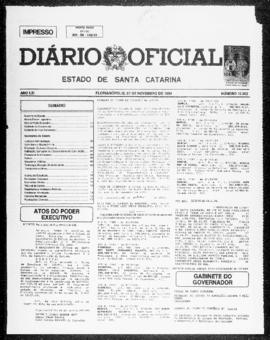 Diário Oficial do Estado de Santa Catarina. Ano 61. N° 15053 de 07/11/1994