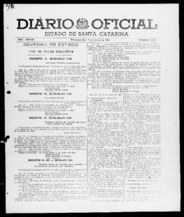 Diário Oficial do Estado de Santa Catarina. Ano 28. N° 6821 de 09/06/1961