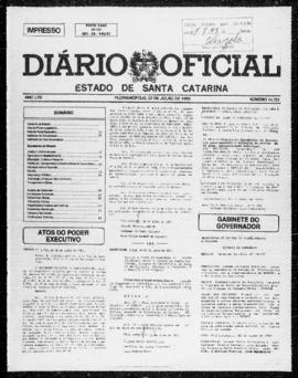 Diário Oficial do Estado de Santa Catarina. Ano 58. N° 14721 de 02/07/1993