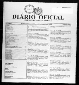 Diário Oficial do Estado de Santa Catarina. Ano 72. N° 18051 de 25/01/2007