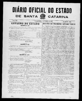 Diário Oficial do Estado de Santa Catarina. Ano 12. N° 2992 de 01/06/1945