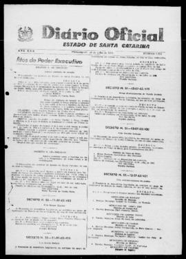 Diário Oficial do Estado de Santa Catarina. Ano 30. N° 7335 de 18/07/1963