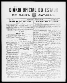Diário Oficial do Estado de Santa Catarina. Ano 16. N° 4049 de 27/10/1949
