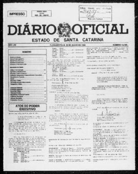 Diário Oficial do Estado de Santa Catarina. Ano 58. N° 14737 de 26/07/1993