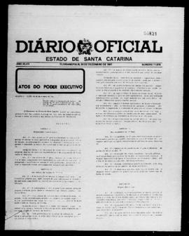 Diário Oficial do Estado de Santa Catarina. Ano 47. N° 11878 de 30/12/1981