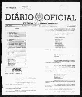Diário Oficial do Estado de Santa Catarina. Ano 68. N° 16810 de 20/12/2001