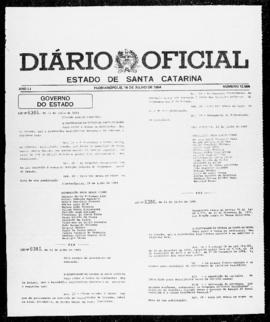 Diário Oficial do Estado de Santa Catarina. Ano 51. N° 12506 de 16/07/1984