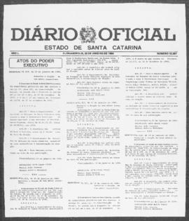 Diário Oficial do Estado de Santa Catarina. Ano 50. N° 12387 de 23/01/1984