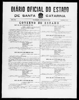 Diário Oficial do Estado de Santa Catarina. Ano 20. N° 4937 de 14/07/1953