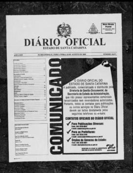 Diário Oficial do Estado de Santa Catarina. Ano 75. N° 18671 de 18/08/2009