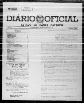 Diário Oficial do Estado de Santa Catarina. Ano 54. N° 13812 de 25/10/1989