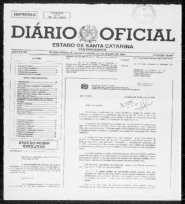 Diário Oficial do Estado de Santa Catarina. Ano 68. N° 16699 de 11/07/2001