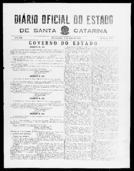 Diário Oficial do Estado de Santa Catarina. Ano 20. N° 4889 de 04/05/1953