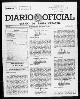 Diário Oficial do Estado de Santa Catarina. Ano 56. N° 14237 de 18/07/1991