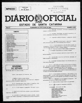 Diário Oficial do Estado de Santa Catarina. Ano 56. N° 14242 de 25/07/1991