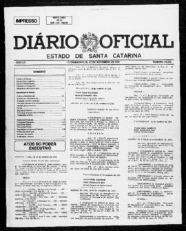Diário Oficial do Estado de Santa Catarina. Ano 56. N° 14329 de 27/11/1991