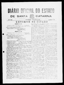 Diário Oficial do Estado de Santa Catarina. Ano 21. N° 5119 de 23/04/1954