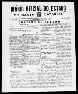 Diário Oficial do Estado de Santa Catarina. Ano 17. N° 4159 de 18/04/1950