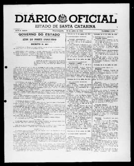 Diário Oficial do Estado de Santa Catarina. Ano 25. N° 6138 de 30/07/1958