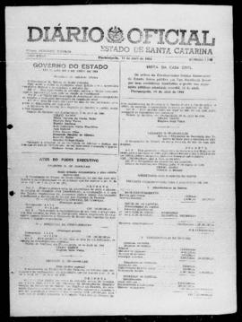 Diário Oficial do Estado de Santa Catarina. Ano 31. N° 7529 de 14/04/1964