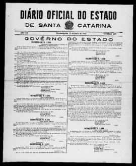 Diário Oficial do Estado de Santa Catarina. Ano 12. N° 3007 de 22/06/1945