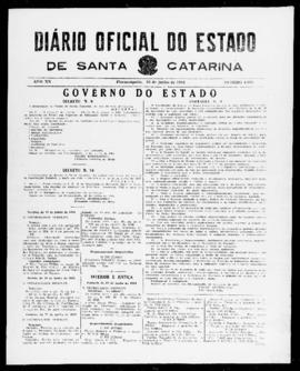 Diário Oficial do Estado de Santa Catarina. Ano 20. N° 4925 de 25/06/1953