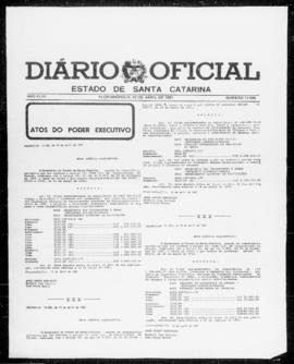 Diário Oficial do Estado de Santa Catarina. Ano 47. N° 11696 de 02/04/1981