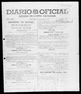 Diário Oficial do Estado de Santa Catarina. Ano 28. N° 6933 de 22/11/1961